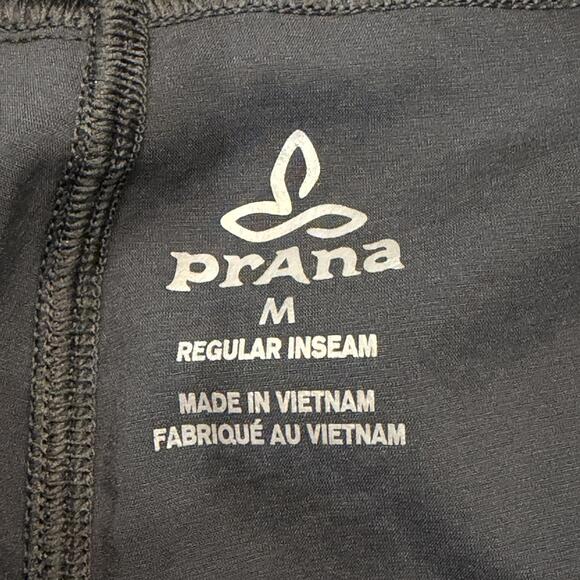 Prana Koen Pants Women's M Regular Fit Black Mid Rise Soft Waistband Drawstring - Picture 6 of 10